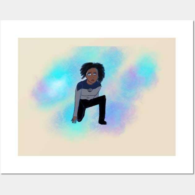 Monica Rambeau - Spectrum Wall Art by mattmall